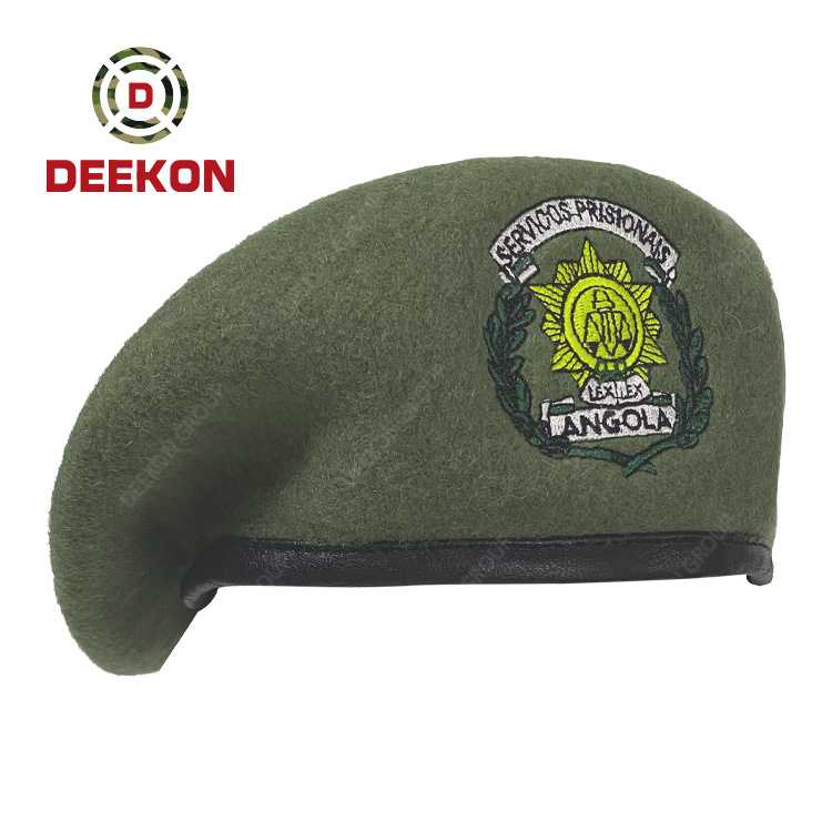 Military Beret 100% Wool High-Quality For Angola